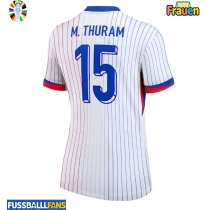 Frankreich Marcus Thuram #15 Auswärtstrikot Frauen EM 2024 Kurzarm